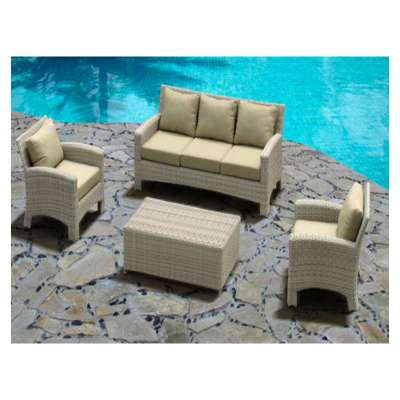 Wholesale Custom synthetic PE rattan garden sofa outdoor furniture B03